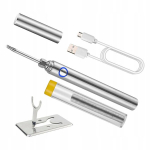 Juhtmeta jootekolb laadija kaasaskantav aku usb otsikuga b