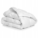 Aastaringselt kasutatav antiallergiline valge tepitud tekk 160x200 cm