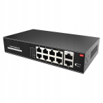 Switch 8 x Poe porti + 2 Up-link porti