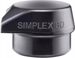 Simplex kummiotsak sillutuskivivasarale - 80mm "stand up"