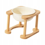 Kassikauss, mis hoiab &auml;ra mahavalgumise, v&auml;hem oksendamist, joogikauss, kaasaskantav, valge