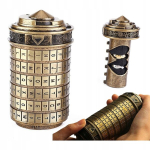 Mini &scaron;ifrilukk Da Vinci Code kingitus retro 2x r&otilde;ngaga