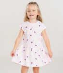 Name It laste kleit 13215107*08, roosa/valge