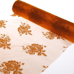 Organza laudlina flock-tr&uuml;kiga "reel 15 m Persimone Roses &ndash; 28 cm