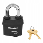 Ilmastikukindel terasest tabalukk Masterlock Proseries, must