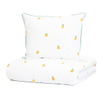 ORANGIE puuvillane oranži v&auml;rvi voodilina 220x200 + 2*50x60 cm HOMLA