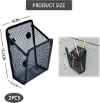 Kayef 2 osaline kapi korraldaja, magnetiline hoiukorv, magnetiline pliiatsihoidja, sobib laua korraldajale, kapi tarvikud, kontoritarvete korraldaja jne.