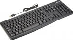 Logitech K120 juhtmega klaviatuur Windowsile, Usb-port, Silent Touch, vastupidav, pritsmekindel, reguleeritav klaviatuurialus, Uk Qwerty paigutus - must