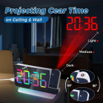 Sukeen digitaalne &auml;ratuskell projektsioonraadio &auml;ratuskellaga, digitaalne &auml;ratuskell 180&deg; p&ouml;&ouml;ratava projektoriga, 10 režiimi rgb &ouml;&ouml;valgusti, 11 v&auml;rvi led-ekraan, h&auml;mardatav, helitugevus, edasil&uuml;kkamise funktsioon