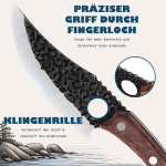 Telanks k&auml;sit&ouml;&ouml;na valminud jaapani nuga, Jaapani originaalnuga, konditustamisnuga nahast kattega, terav grillnuga (sepistatud konditustamisnuga)