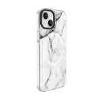 Evelatus MagSafe PC+TPU &uuml;mbris Apple iPhone 15 jaoks Marmorvalge