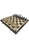 Male Szachy-szafraniec - Malem&auml;ng - Tournament Staunton nr 4 Classic - Kokkupandav malelaud | 38 x 38 cm | Puidust ja 32 Staunton 4 malenuppu - Malekomplekt
