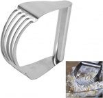 Pilipane roostevabast terasest taignasegaja v&otilde;ile, taignasegisti, uus k&ouml;&ouml;gi Pilipane roostevabast terasest taignal&otilde;ikur, segisti, vispel, k&auml;sit&ouml;&ouml;riist k&uuml;psiste, k&uuml;psetamise, s&otilde;tkumise, taigna, kr&otilde;bedama taigna jaoks