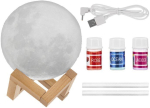 Moonlight lamp puidust alusel