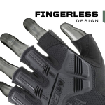 Mechanix Wear - M-pact Fingerless Covert s&otilde;rmikud (xl, mustad)