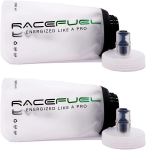 Racefuel kokkupandav veepudel, pehme pudel, 300 ml, sobib suurep&auml;raselt Racefuel energiageeli transportimiseks jooksmiseks, maratoniks, triatloniks ja jalgrattas&otilde;iduks, Bpa-vaba (2 tk pakis)