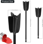 6 tk epoks&uuml;vaigu segamispulkade komplekt, v&auml;rvisegaja, epoks&uuml;vaigu segamislabidas, epoks&uuml;vaigu segamispulk 1/4 puurile, korduvkasutatav v&auml;rvisegisti epoks&uuml;, silikooni, v&auml;rvimise, keraamilise glasuuri jaoks