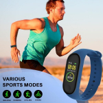 Forever nutikas k&auml;epael aktiivsusmonitoriga, pulsim&otilde;&otilde;tja, verer&otilde;hu ja kalorite loenduriga, kergekaaluline pedomeeter, pikk aku kasutusiga, nutikell naistele ja meestele