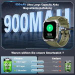 Meeste s&otilde;jav&auml;e nutikell, 100 p&auml;eva aku kestvus, led taskulamp, kompass, 2 rihma, ip68 veekindel, 100+ spordirežiimi, spordikell, helistage/v&otilde;tke vastu nutikell v&auml;litreeningute kell android ios jaoks