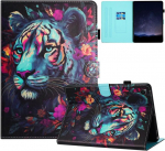 Mldjomid &uuml;mbris samsung galaxy tab a9+/tab a9 plus 11 tolli 2023 (sm-x210 sm-x215 sm-x216), pu nahast tahvelarvuti kaitse&uuml;mbris pliiatsi hoidjaga, galaxy tab a9+ alusekate, tiger