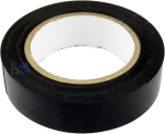 10 isolatsiooniteip must 15 mm x 10 m x 0,15 mm Irox Pvc isekustuv Iec Rohs elektrikute kleebis 15 x 10 mm / m