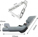 Karcher 100 200 300 tolmuimeja asendusotsikud mudelitele Puzzi 8/1 9/1 10/1 (otsik)