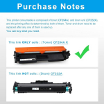 Lcl Cf294a (1 pakk, must) tooner, &uuml;hildub Hp Laserjet Prom118 M148 M118dw Laserjet Pro Mfp M148dw/148fdw Laserjet Pro M149fdw