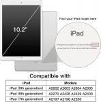 Rosbtib &uuml;mbris Ipad 10.2 (ipad 9./8./7. p&otilde;lvkond), Pu nahast klapp&uuml;mbris Tpu kattega kott kaardipesaga kaitse&uuml;mbris Ipad 10.2 2021/2020/2019/ipad Air 10.5" 2019, sinine l&otilde;vikutsikas