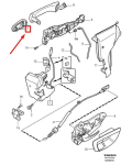 VOLVO XC90 MK1 vasaku k&auml;epideme esiosa v&auml;liskate originaal 39882367