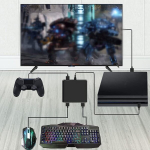 Denash Klaviatuuri ja hiire adapter, Plug and Play m&auml;ngukontrolleri adapter K&otilde;rge tundlikkusega hiire ja klaviatuuri muundur Ps4 / Xbox One/n l&uuml;lititele ilma viivituseta