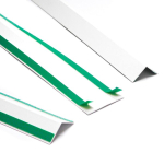 Ante bellum kokkupandav nurga katteplaat 30 x 30 mm Pvc vahtplastist isekleepuvate ribadega, plastikust liist, valge Upvc liist, 5 meetrit pikk