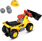 Fantask Istmega ekskavaator kivide ja kiivriga, laste ekskavaator sisseehitatud hoiukohaga, ekskavaatori m&auml;nguasi 4 helinupuga, s&otilde;idetav ekskavaator lastele alates 3. eluaastast