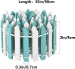 Haobin aiaaed, puidust aed, miniaed, miniatuurne aed, aiakaunistus, miniatuurne aed, valmistatud puidust, mini puidust aed, aia mikro maastiku tarvikud, 90 x 5 cm, bonsai konteiner