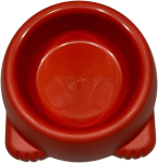 Koera kassi lemmikloomakauss libisemiskindla kummiga, loominguline loomak&auml;pa disain, lemmikloomakauss 500 ml (punane/punane)