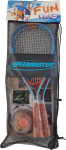 Speedminton Fun komplekt &ndash; alternatiiv rannapallile/sulgpallile 2 Heli Speederiga randa, parki, aeda