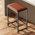 Zhooge baaritoolid k&ouml;&ouml;gitoolid metallraamiga baaritool k&ouml;&ouml;gitool kunstnahast mid century modern stiilis 63 cm k&otilde;rge k&ouml;&ouml;gi s&ouml;&ouml;gitoa lihtne kokkupanek must