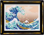 Kollektsioon Sequins - Suur laine - Hokusai - Loo s&auml;delev Hokusai litritega pilt - Sisaldab hoiukarpi - Loov tegevus t&auml;iskasvanutele ja teismelistele alates 14. eluaastast