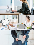 Jademall Klaviatuur Ipad Air 11 - Juhtmevaba klaviatuur valgustuse ja puuteplaadiga Ipad Air 11 m2 2024/air 11 m3 2025 jaoks, kaitse&uuml;mbris pliiatsi hoidjaga