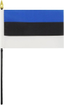 Eesti laualipp 15x10 cm kuldse &uuml;laosaga