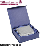 Silberkanne visiitkaardi hoidja krediitkaardi hoidja filigraan 9,5 x 6,5 x 1,5 cm Premium h&otilde;betatud elegantne h&otilde;betatud tippkvaliteediga, h&otilde;bedane, elegantne