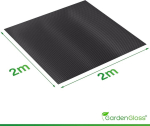 Gardengloss&reg; 4 m&sup2; umbrohut&otilde;rjekangas liivakastile 150 g/m&sup2; eriti tugev (2 m x 2 m) - liivakasti fliis eriti rebenemiskindel ja vett l&auml;bilaskev - aiafliis laste liivakastile
