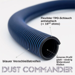 Dust commander hesd painduv tolmuimeja voolik antistaatiline (25/32 mm) erineva pikkusega (3 m, 32 mm)