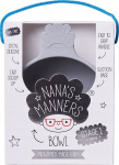Kauss kleepuva p&otilde;hjaga Nana's Manners Grey 5c, 4 kuud+