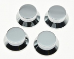 Kaish 4 tk Chrome metallist basskitarri nupud
