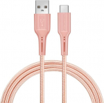 Shuliancable usb c kaabel, usb type c laadimis- ja andmekaabel, kiire laadimise s&uuml;nkroonimiskaabel, &uuml;hildub samsung galaxy s10 / s9 / s8, huawei (1 m, roosa)