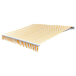 varikatus p&auml;evalillekollane/valge 3 x 2,5 m (ilma raamita) CFE6519480