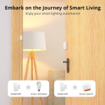 Sonoff Snzb-04p Zigbee ukse- ja aknaandur, intelligentne ukse- ja akna kontakth&auml;ires&uuml;steem, vajalik Zigbee jaotur, nutika kodu ukseandur, &uuml;hildub Alexa ja Google Assistantiga (2 tk pakis)