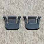 Uleiva 1 paar (2 t&uuml;kki) asendusklaviatuuri esijalad mustad, &uuml;hilduvad Corsair K70 Corsair K70 Rgb klaviatuuri varuosa klaviatuurialuse esijalad