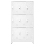 lukustatav hoiukapp 9 sektsiooniga, teras 90x45x180 cm, hall CFE598539