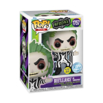 Funko POP Beetlejuice 1757 Beetlejuice on Tombstone Plus/glow Special Edition, 10